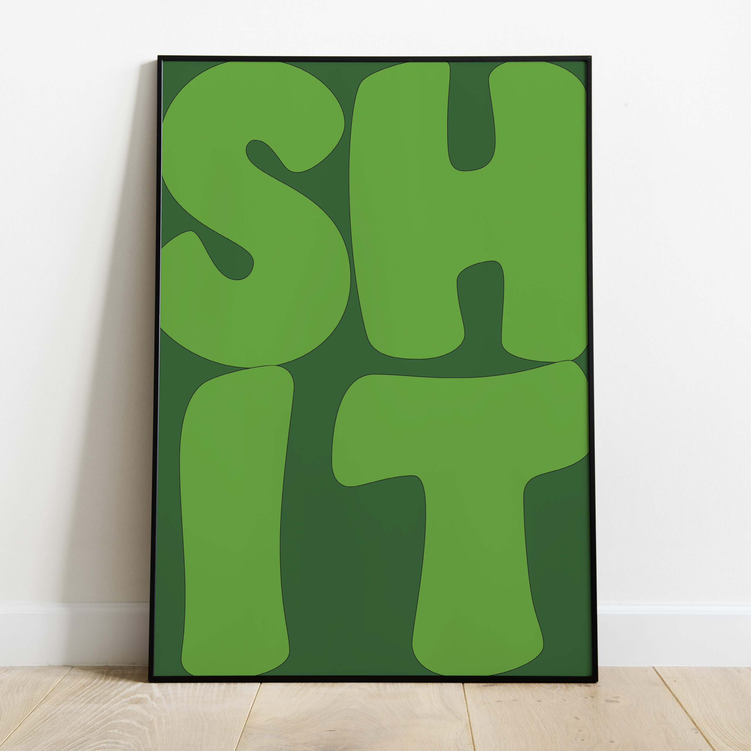 Poster - Shit Groen - Afbeelding 2