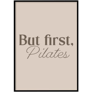 Poster - But first beige