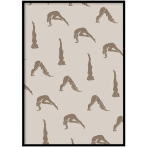 Poster - Houdingen beige