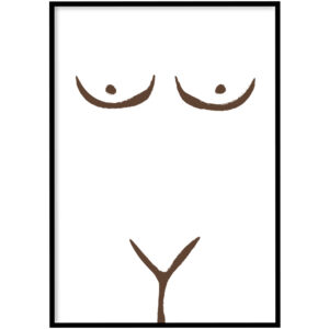 Poster - Lichaam bruin