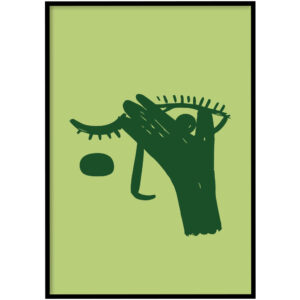 Poster - Niet kijken groen