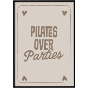 Poster - Pilates over partys