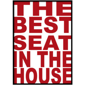 Poster - The best seat