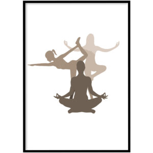 Poster - Yoga houdingen