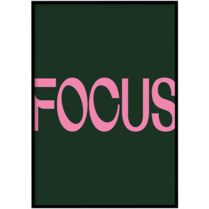 Poster - Focus groen
