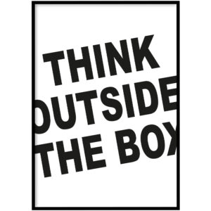Poster - Outside the box