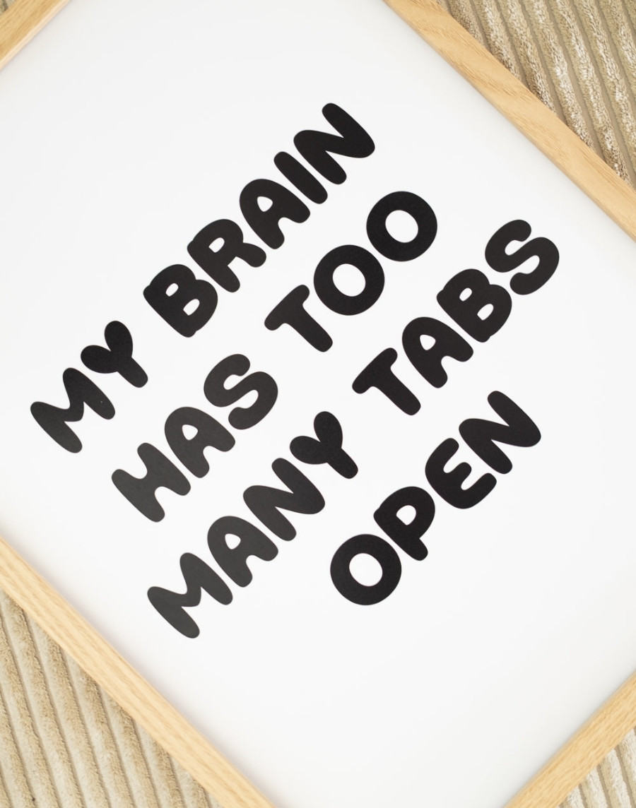 Poster - Too many tabs open - Afbeelding 2