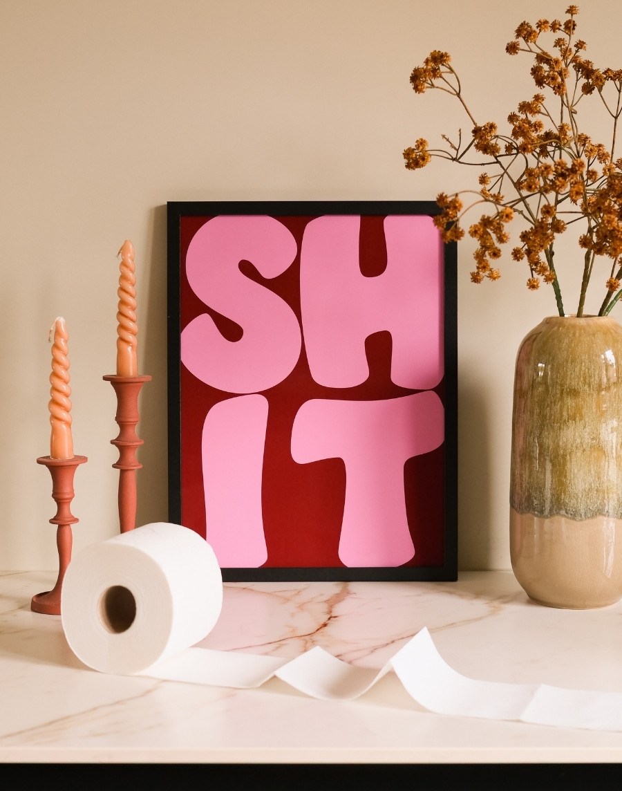 Poster - Shit roze - Afbeelding 2