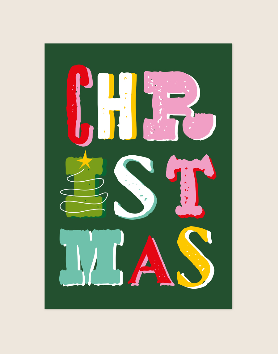Poster - Christmas colors