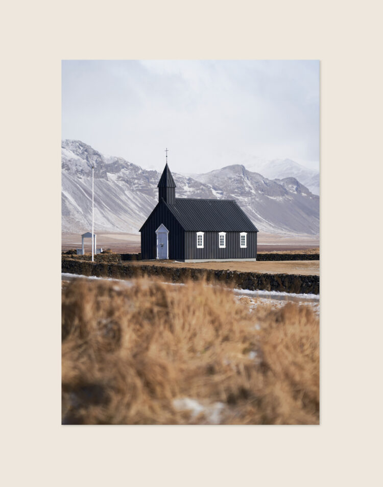 Budakirkja IJsland Poster